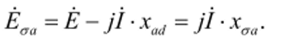 Характеристика трехфазного короткого замыкания I= (i) при U = 0, f1 = const.