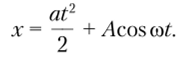 Решение. Составляем дифференциальное уравнение относительного движения груза (т.е. прибавляем к правой части основного уравнения динамики переменную силу Р|1ср).