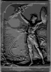 Медаль Межолимпиады 1906, Афины, лицевая сторона.