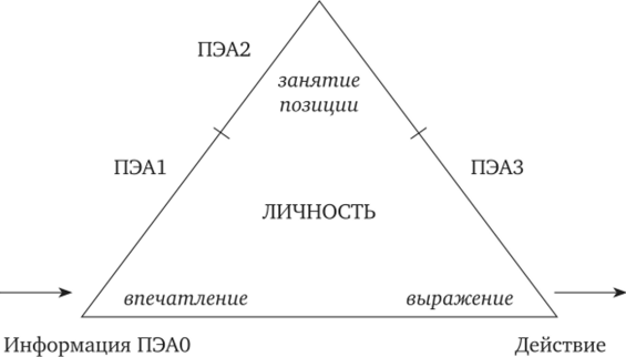 Схематическое изображение метода персонального экзистенциального анализа (ПЭА).