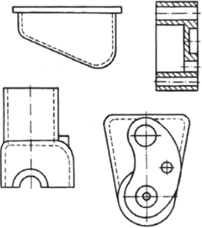 Примеры конструкций деталей 4-го класса.