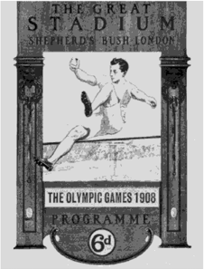 Постер Игр IV Олимпиады 1908 (Лондон).