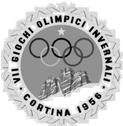 Эмблемалоготип VII Олимпийских зимних игр 1956 г. в Кортинад'Ампеццо.
