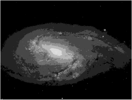 Спиральная галактика с баром (Мбб).