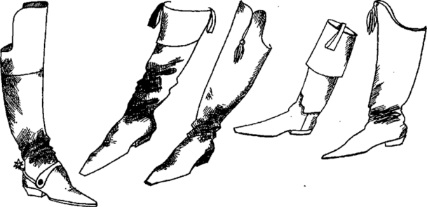 Мужская обувь конца XVIII — начала XIX в.