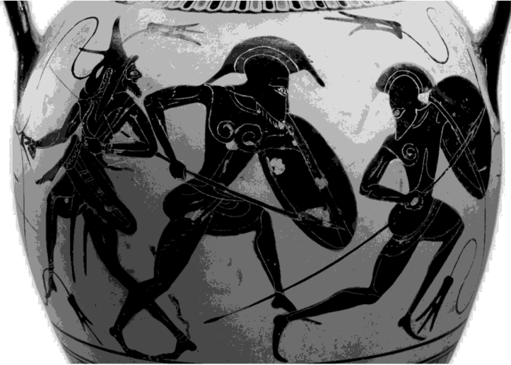 Живопись на греческих вазах (чернофигурная).