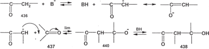 Реакции с генерацией карбаниона в реакционной смеси (реакции с основным катализом).