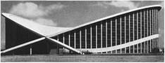 Крытая арена стадиона. США, г. Раллей, 1953 г.