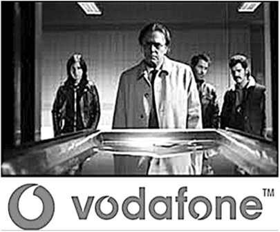 Кадр из рекламного ролика компании Vodafone.