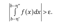 Критерий Коши сходимости (расходимости) несобственного интеграла.