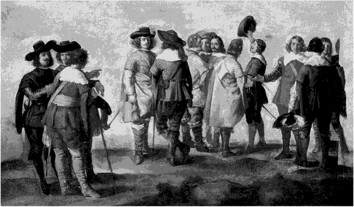 Испанские дворяне XVII в. (Веласкес).