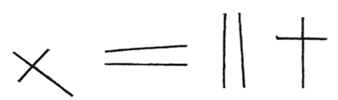 В случае с непараллельными линиями всегда возникает стремление «вернуть на место» линии не вертикальную и не горизонтальную.