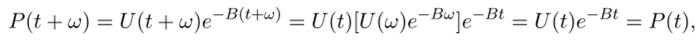 Теорема Флоке. Дифференциальные уравнения.