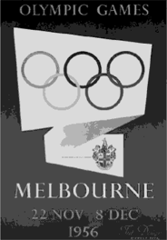 Постер Игр XVI Олимпиады 1956 (Мельбурн).