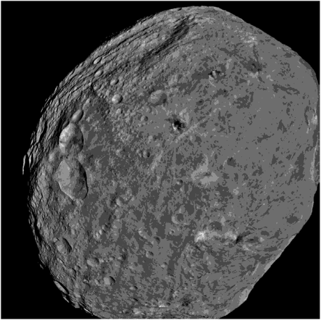 Астероид Веста (космической аппарат «Dawn», NASA).