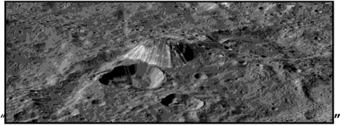 Молодой криовулкан Ахуна на карликовой планете Церера (Фото.
