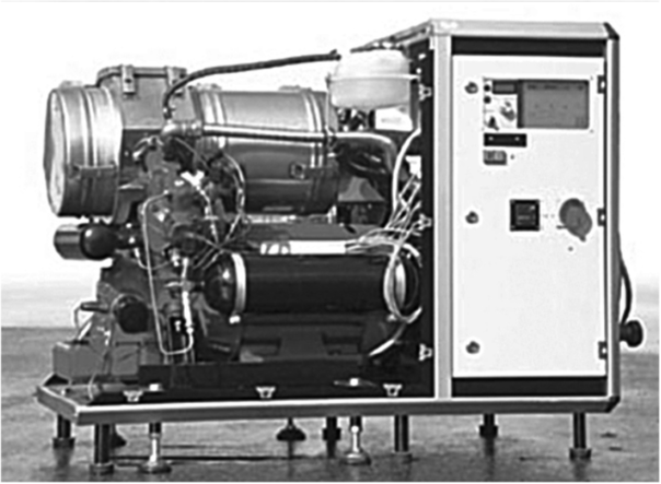 Энергетическая установка с двигателем Стирлинга мощностью до 24 кВт, работающая на газе.