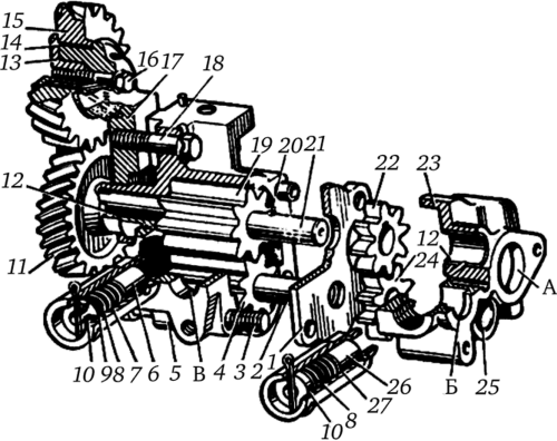 Масляный насос двигателя А-01МЛ.
