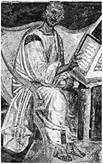 Св. Августин (354–430). Фреска капеллы Санкта-Санкторум в Латерано. VI в.
