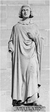 Пьер Абеляр (1079-1142). Статуя на здании Луврского дворца в Париже.