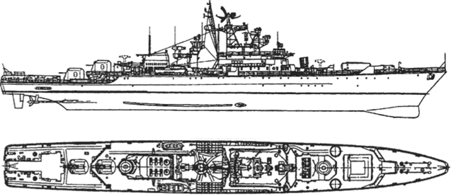 Т.59. Сторожевой противолодочный корабль проекта 1135.