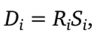 где Dj — тепловая инерция i-ro слоя; Rt — термическое сопротивление i-ro слоя, определяемое по формуле (1.12):