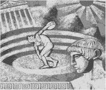 Сюжеты состязаний на Олимпийских играх в Древней Греции.
