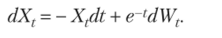 Решение. Умножим обе части уравнения на интегрирующий множитель е': .