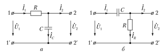 Амплитудно-частотная и фазочастотная характеристики линейного пассивного четырехполюсника.