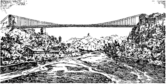Мост во Фрейбурге (1834).