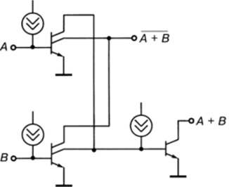 Транзисторная схема И Л вентиля ИЛИ-НЕ/ИЛИ.