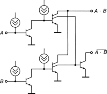 Инжекционная схема И-НЕ/И. Транзисторная схема.