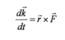 Дифференциальное уравнение переноса моментов количества движения.