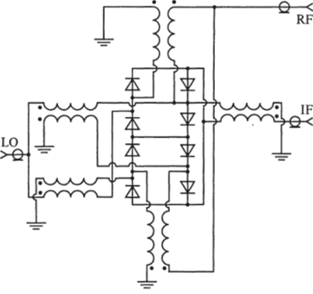 Электрическая принципиальная схема смесителя с тройной балансировкой.