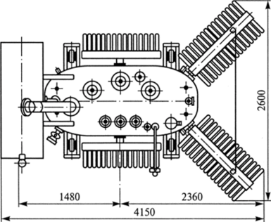 Рис. 2.14. Общий вид трансформаторов ТМ-3200/10 и ТМ-3200/35.