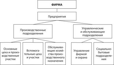 Организационная структура фирмы.