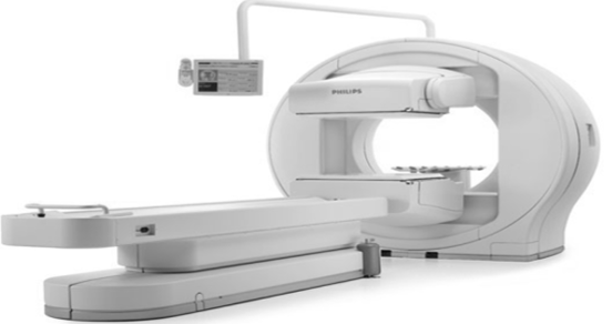 Однофотонный эмиссионный компьютерный томограф (фирмы Philips).