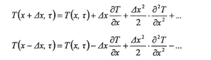 Пример решения уравнений в частных производных.