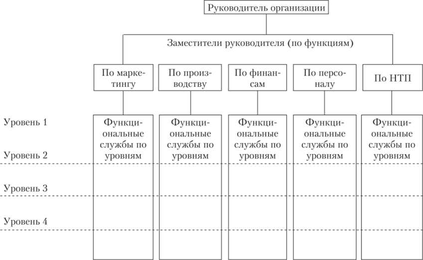 Линейно-функциональная структура управления организацией.