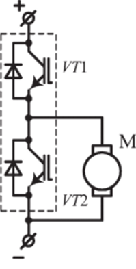 Схема преобразователя на /СЯГ-транзисторах.