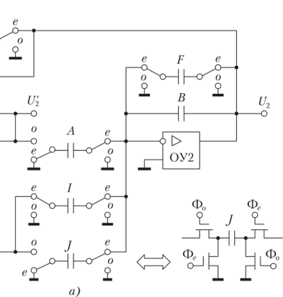 Цепи второго порядка на переключаемых конденсаторах.