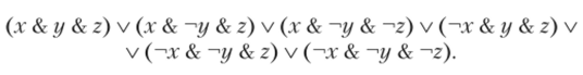Пример 4.21. Следующую формулу привести к СКНФ двумя способами:
