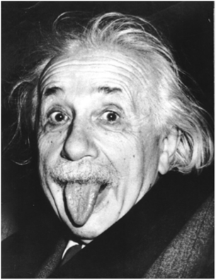 Эйнштейн в свой 72-й день рождения.
