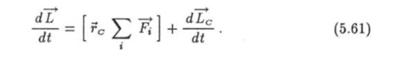 Инвариантность уравнения для момента импульса.