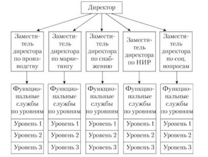 Функциональная структура управления предприятием.