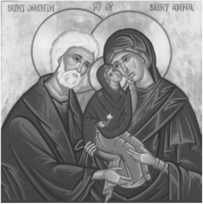Икона святых Иоакима и Анны.