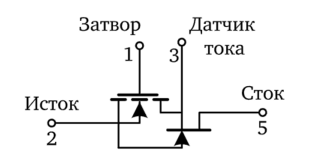 Схема каскада с высоковольтным SiC JFET и низковольтным Si.