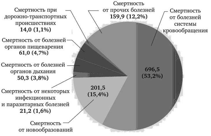 Основные причины смертности населения в России.