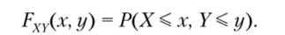Определение 2.25. Если задан совместный закон распределения случайных величин X и У, то частное (.маржинальное) распределение случайной величины X имеет вид.
