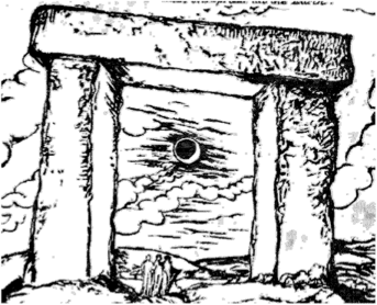 Магические ворота в будущее? Английский художник Виллиам Блейк. 1814—1820. иллюстрация к «Иерусалиму». Фрагмент. Cambridge.